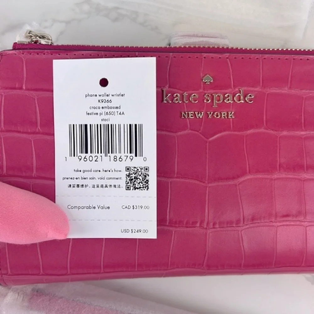 kate spade slim croc